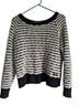 Obey Stripes Black White Pullover Sweater Size XS - photo 1