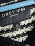 Obey Stripes Black White Pullover Sweater Size XS - photo 3