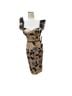 Lulus 100% Polyester Floral Tan Black Cocktail Dress Size XS - photo 1