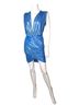 Baobab Collection Solid Blue Cocktail Dress Size M - photo 2