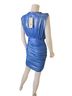 Baobab Collection Solid Blue Cocktail Dress Size M - photo 3