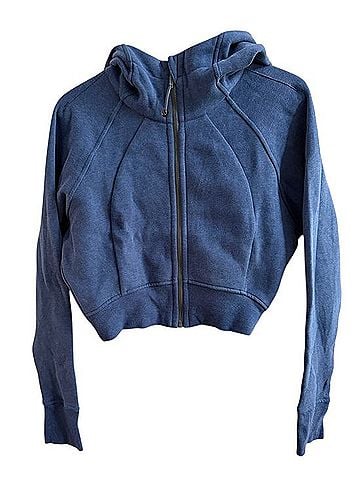 Lululemon Athletica Scuba Full-Zip Cropped Hoodie Zip Up Hoodie (view 1)