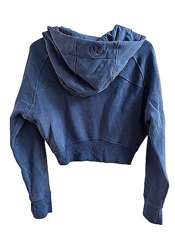 Lululemon Athletica Scuba Full-Zip Cropped Hoodie Zip Up Hoodie (view 2)