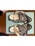 Maiyet 100% Calf Leather Snake Print Brown Ivory Heels Size EU 38 1/2 - photo 8