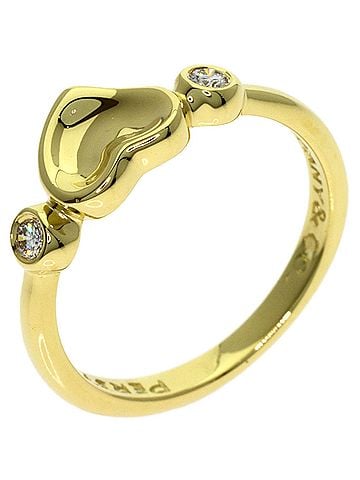 Tiffany & Co. Tiffany &amp; Co. Closed Heart 2-Piece Diamond Ring, 18K Yellow Gold, Women's. (view 2)