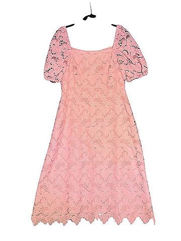 Shoshanna Lace Midi Dress / Cocktail Dress Cocktail Dress (view 1)