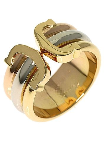 Cartier Cartier 2C LM #50 Ring - 18K Yellow Gold/18K Pink White Gold Women's CARTIER (view 2)