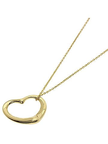 Tiffany & Co. Tiffany &amp; Co. Open Heart Necklace, 18K Yellow Gold, Women's. (view 1)