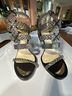 Maiyet 100% Calf Leather Snake Print Brown Ivory Heels Size EU 38 1/2 - photo 13