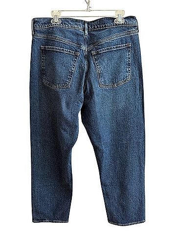 Old Navy Mid-Rise Slouchy Straight Leg Jeans (view 2)