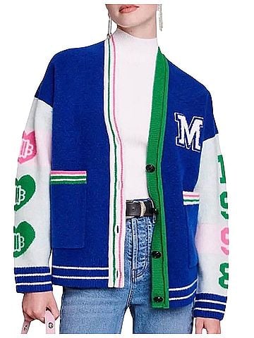 Maje Varsity Cardigan (view 1)