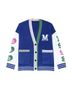 Maje Solid Blue Cardigan Size M - photo 2