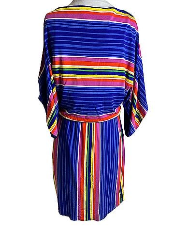 Trina Turk Striped Split Sleeve Casual Dress (view 2)