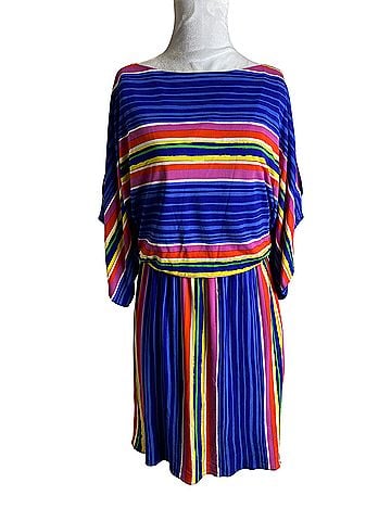 Trina Turk Striped Split Sleeve Casual Dress (view 1)