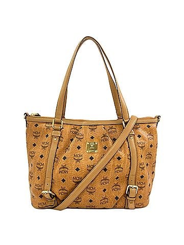 MCM MCM Logo Tote Bag Leather Women's (view 1)