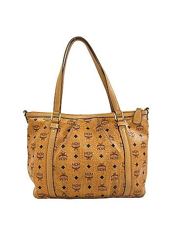 MCM MCM Logo Tote Bag Leather Women's (view 2)