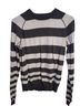 BKE Stripes Gray Black White Pullover Sweater Size S - photo 1