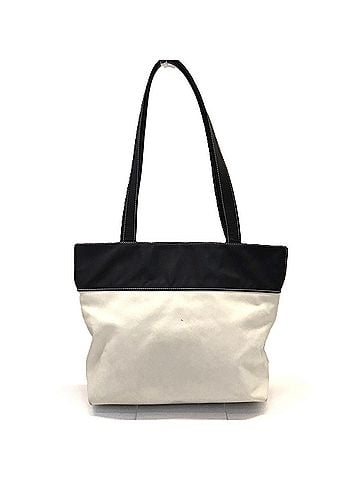 Chanel Chanel Bicolor Tote Bag, Leather, White, Serial Number 5 (view 2)