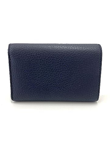 Louis Vuitton Louis Vuitton Portefeuille Capucines Compact Tri-fold Wallet, Navy, M14664 (view 2)