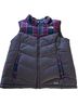 The North Face Plaid Gray Purple Vest Size XS - photo 1