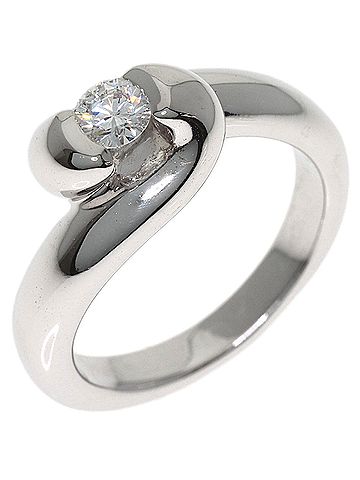 Chaumet Chaumet Turban Diamond Ring - 18K White Gold Women's (view 2)