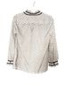 J.Crew 100% Polyester Polka Dots White Black Long Sleeve Blouse Size 2 - photo 2