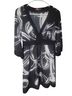 Forever 21 Print Black White Casual Dress Size S - photo 2