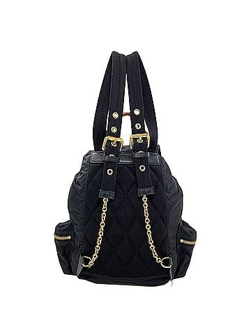 Burberry Burberry Logo Backpack/Daypack, Nylon Material, Women's, BURBERRY (view 2)
