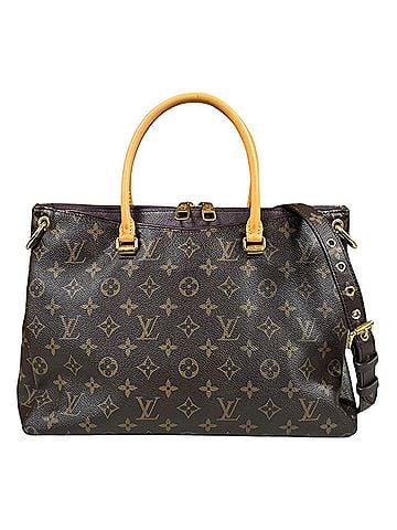 Louis Vuitton Louis Vuitton Pallas Monogram Shoulder Bag, Handbag, Canvas, M40908, Brown, Women's, LOUIS VUITTON (view 1)