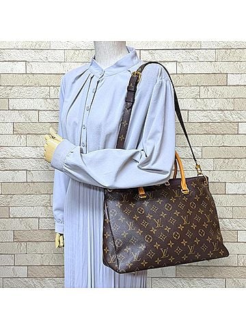 Louis Vuitton Louis Vuitton Pallas Monogram Shoulder Bag, Handbag, Canvas, M40908, Brown, Women's, LOUIS VUITTON (view 2)