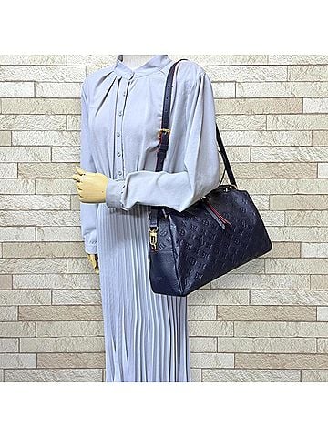 Louis Vuitton Louis Vuitton Pontu PM Monogram Empreinte Shoulder Bag, M43719 Navy, Women's, LOUIS VUITTON, 2-way (view 2)