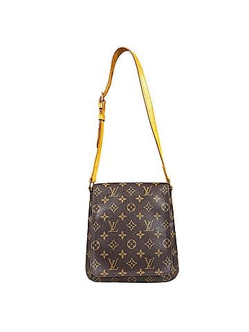 Louis Vuitton Louis Vuitton Musette Salsa Short Monogram Shoulder Bag, Canvas M51258 Brown, Women's LOUIS VUITTON (view 1)