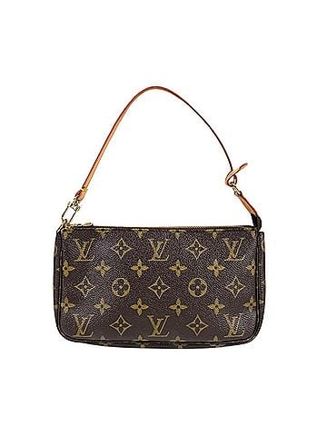 Louis Vuitton Louis Vuitton Pochette Accessoires Monogram Handbag, Canvas, M51980, Brown, Women's, LOUIS VUITTON (view 1)