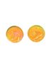 Chanel 100% Other Orange Chanel earrings One size - photo 1