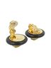 Chanel 100% Other Black Chanel earrings One size - photo 3