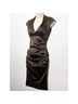 Cache 63% Acetate 35% Nylon 2% Spandex 100% Polyester Brown Cocktail Dress Size 2 - photo 4