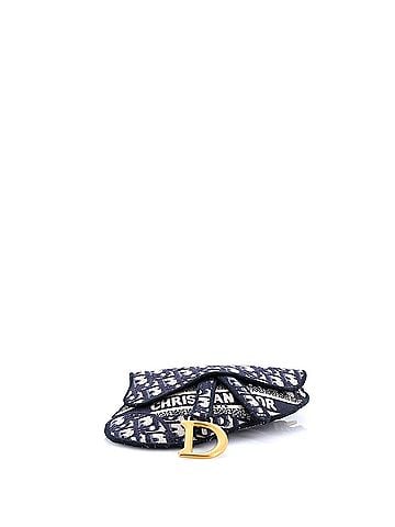 Christian Dior Saddle Belt Bag Logo Embroidered Oblique Canvas (view 2)