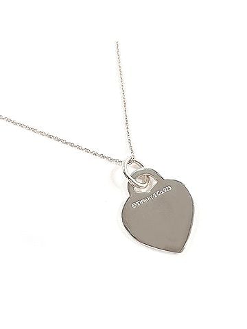 Tiffany & Co. TIFFANY&amp;Co. Tiffany Heart Tag Return to Silver Necklace, Sterling 925, Women's (view 2)