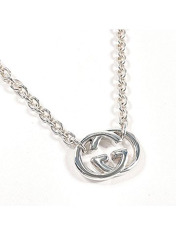 Gucci GUCCI Interlocking G Necklace, Sterling Silver 925, Unisex (view 1)