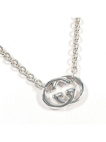 Gucci GUCCI Interlocking G Necklace, Sterling Silver 925, Unisex (view 2)