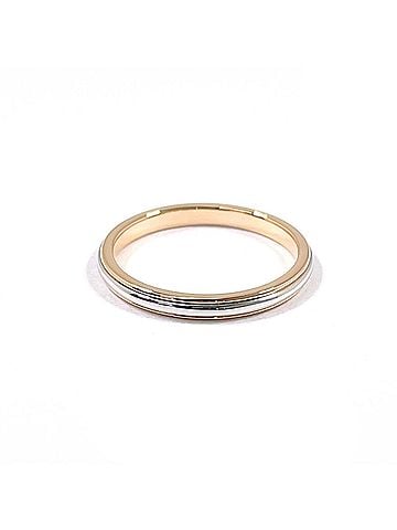 Tiffany & Co. TIFFANY&amp;Co. Tiffany Lucida Band Ring, Platinum 950/18K Pink Gold, Women's Ring (view 2)