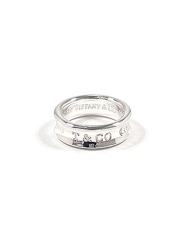 Tiffany & Co. TIFFANY&amp;Co. Tiffany 1837 Medium Ring, Sterling Silver 925, Silver, Men's (view 1)