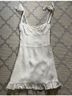 Reformation White Casual Dress Size 4 - photo 5