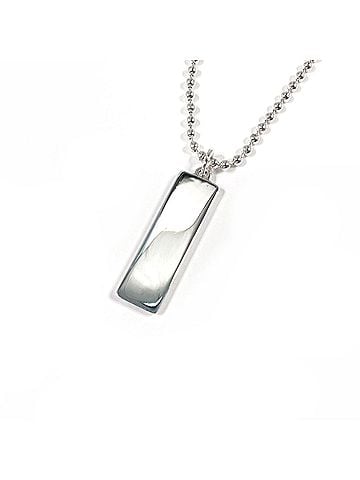 Tiffany & Co. TIFFANY&amp;Co. Tiffany Atlas Bar Necklace, Sterling Silver 925, Unisex (view 2)