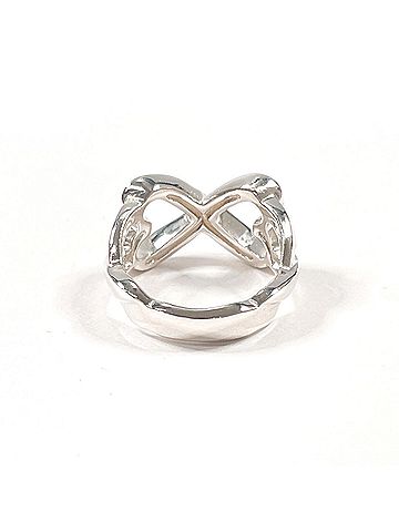 Tiffany & Co. TIFFANY&amp;Co. Tiffany Double Loving Heart Paloma Picasso Ring, Sterling Silver 925, Silver, Women's (view 2)