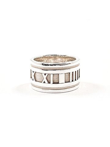 Tiffany & Co. TIFFANY&amp;Co. Tiffany Atlas Ring, Sterling Silver 925, Unisex (view 1)