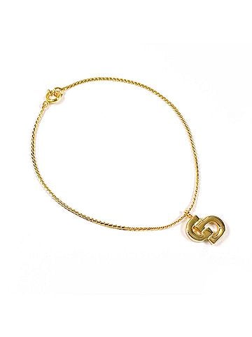 Christian Dior Christian Dior CD Logo Bracelet, Metal, Gold, Women's (view 1)