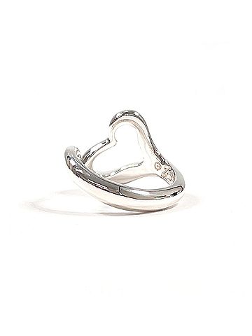 Tiffany & Co. TIFFANY&amp;Co. Tiffany Open Heart Elsa Peretti Ring, Sterling Silver 925, Silver, Women's (view 2)