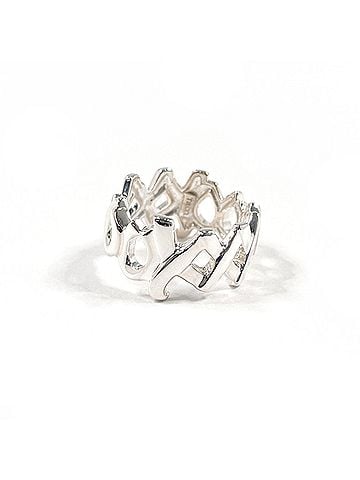 Tiffany & Co. TIFFANY&amp;Co. Tiffany Love &amp; Kiss Paloma Picasso Ring, Sterling Silver 925, Silver, Women's (view 1)