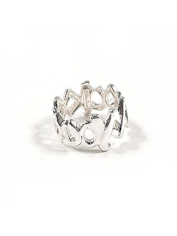 Tiffany & Co. TIFFANY&amp;Co. Tiffany Love &amp; Kiss Paloma Picasso Ring, Sterling Silver 925, Silver, Women's (view 2)